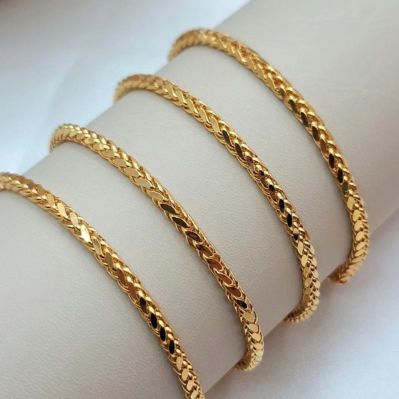 goldarmband-damen-herren-585-14-karat-gold-weizen-franco-kettenarmband
