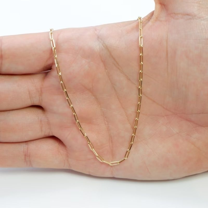 goldarmband-damen-herren-585-echtes-14-karat-gelbgold-2_2mm-gold-papier-clip-kette-armband