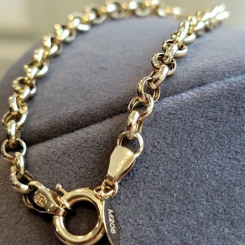 goldarmband-damen-herren-750-18-karat-solid-gold-rolo-kettenarmband