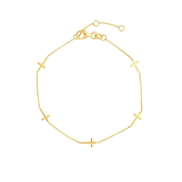 Goldarmband Echt 14K Gelbgold