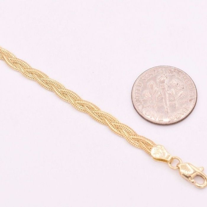 goldarmband-herren-585-dreifach-geflochtener-fuchsschwanz-weizen-armband-echt-solid-14-karat-gelbgold-7-zoll