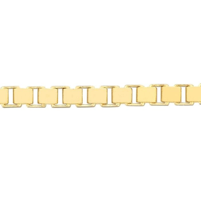 Goldarmband Herren Box Kette