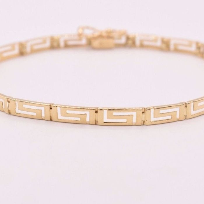 Analyzing image goldarmband-herren-damen-585-karat-gold-open-greek-key-shiny-armband-echt-solid-14k-gelbgold