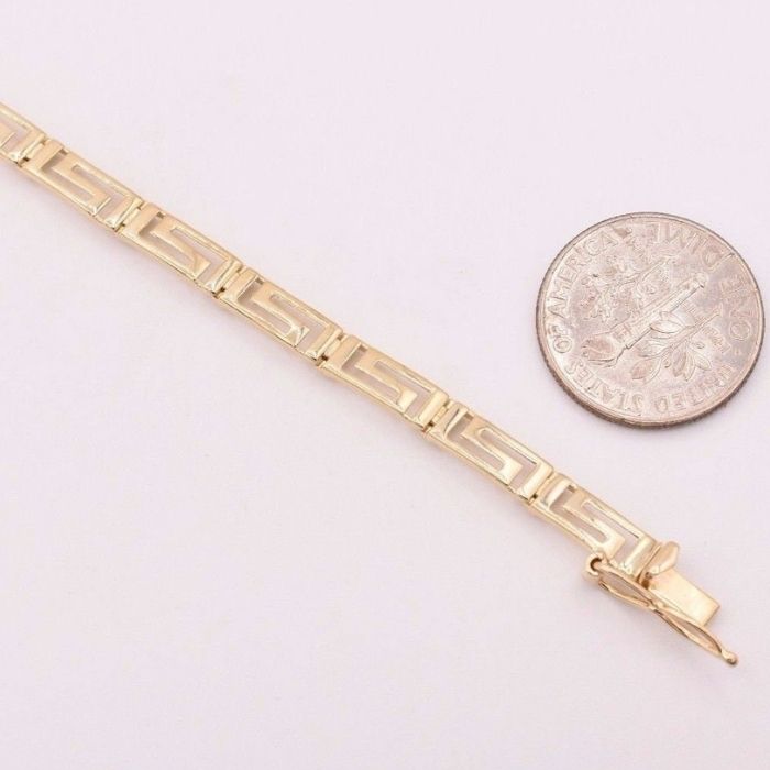 Analyzing image goldarmband-herren-damen-585-karat-gold-open-greek-key-shiny-armband-echt-solid-14k-gelbgold
