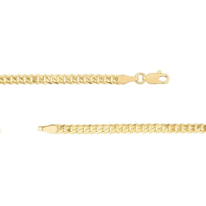 Goldarmband Herren Kubanische 14K