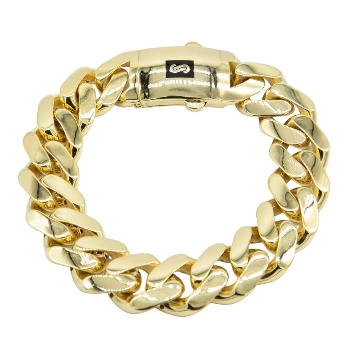 Goldarmband Herren Miami Cuban 10K Gold