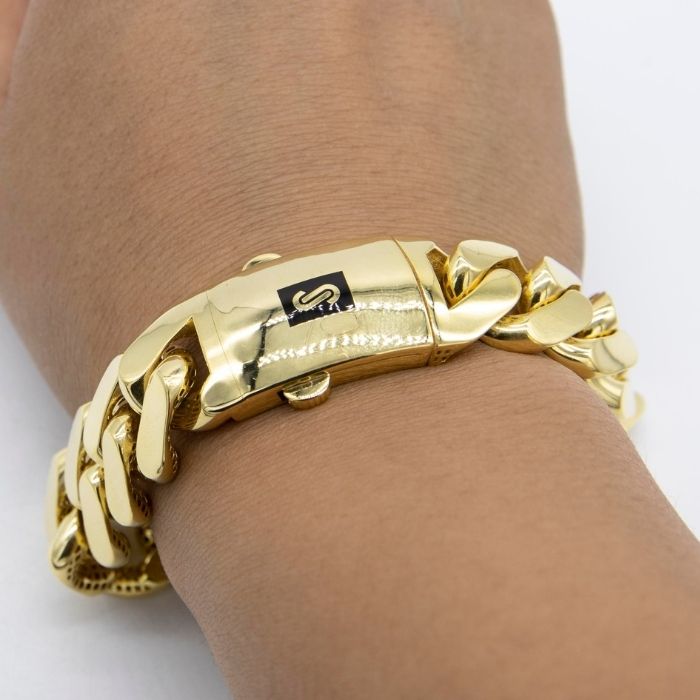Goldarmband Herren Miami Cuban 10K Gold