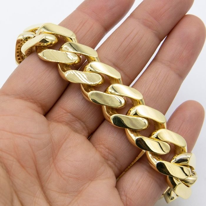 Goldarmband Herren Miami Cuban 10K Gold