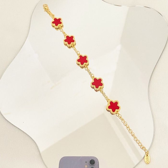 kleeblatt-armband-326l-edelstahl-mode-luxus-funf-blume-charme-armband