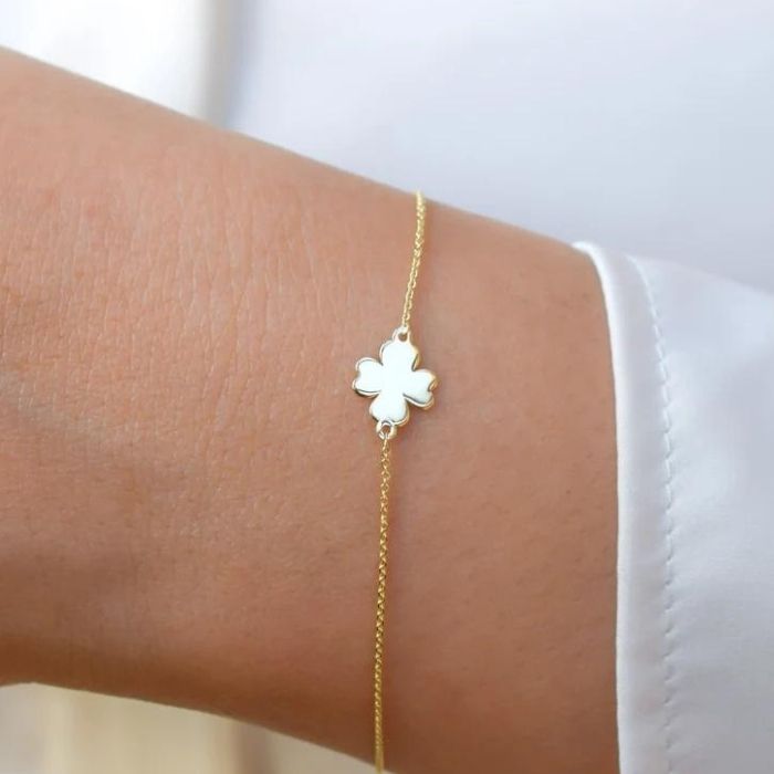 kleeblatt-armband-gold-damen-585-solid-14-karat-vierblattriges-glucksarmband-taufarmband-gravur-charm-name-armband