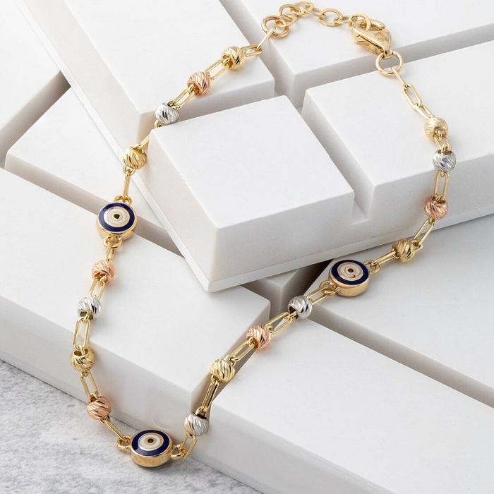 nazar-armband-gold-585-14-karat-gelbgold-und-weissgold-boses-auge-3mm-kette