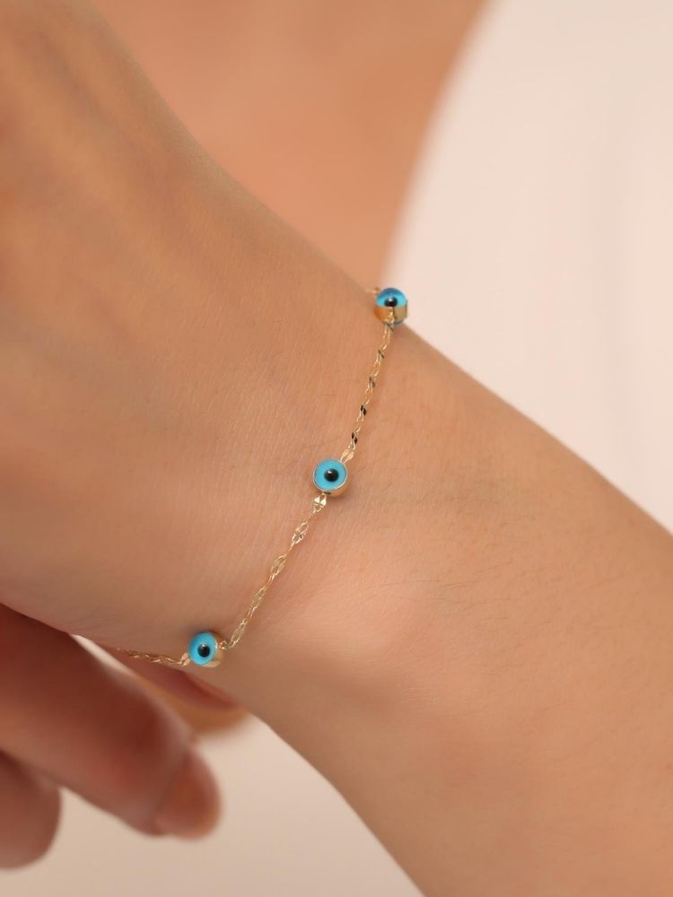 nazar-armband-gold-585-14-karat-gold-blau-5-augen-verspiegeltes-armband