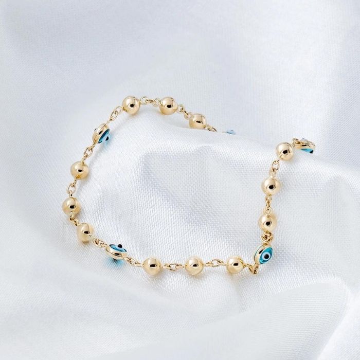 nazar-armband-gold-585-14-karat-gold-boses-auge-hummerklaue-gelbgold-schmuck