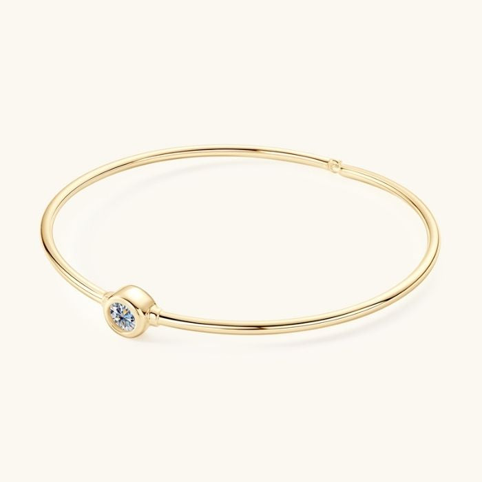 Silberarmband Damen Moissanit (0.5ct)