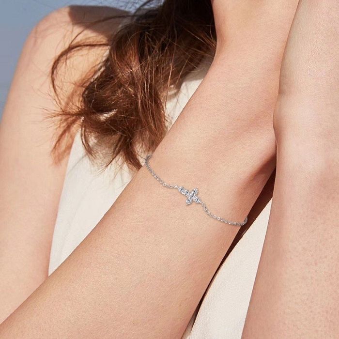 Silberarmband Damen Echtes