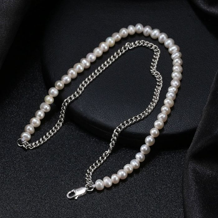silberarmband-herren-damen-925-sterling-silber-doppellagige-kubanische-kette-mit-barock-perlen-armband