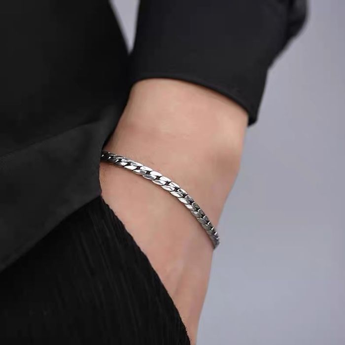 Silberarmband Herren Echte