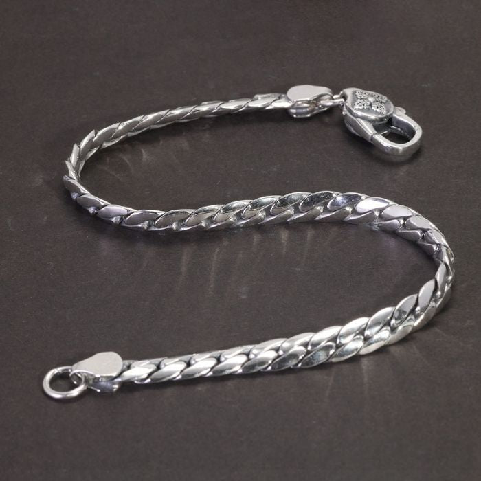 Silberarmband Herren Echte