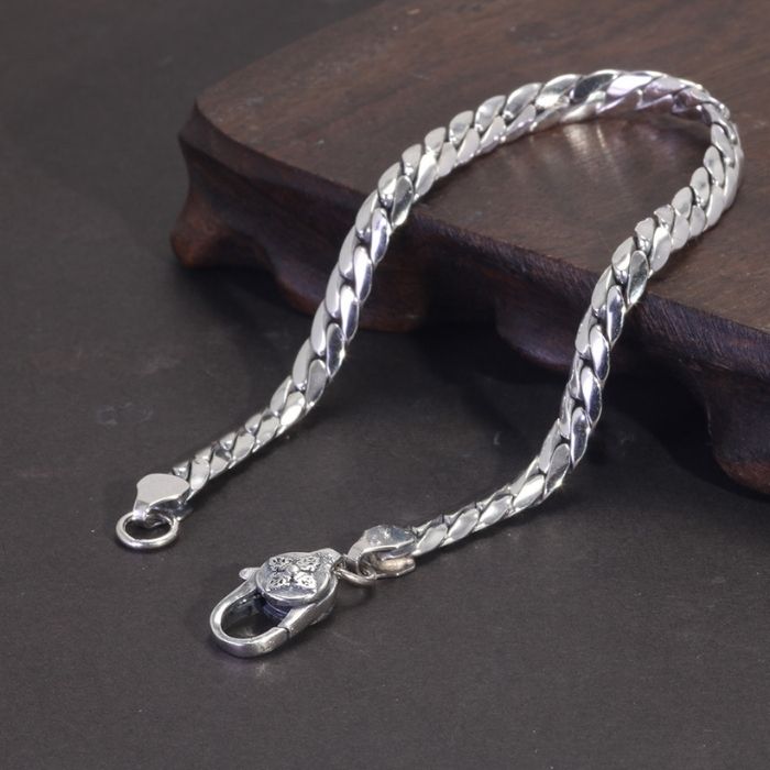 Silberarmband Herren Echte