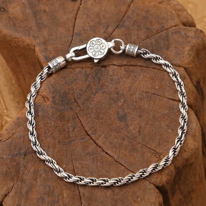 Silberarmband Herren Echte