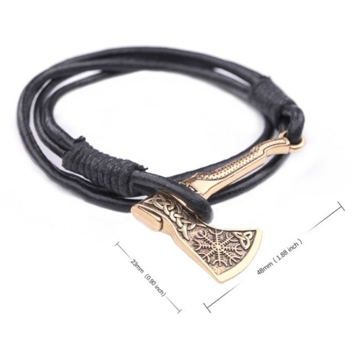 wikinger-armband-damen-herren-316l-edelstahl-piraten-axt-wrap-anker-leder-armbander-armreif-indischer-schmuck