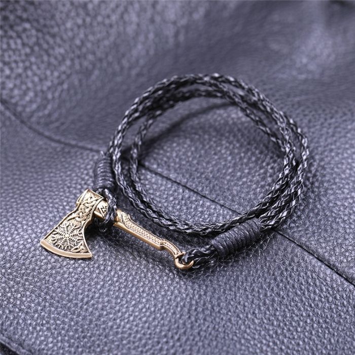 wikinger-armband-damen-herren-316l-edelstahl-piraten-axt-wrap-anker-leder-armbander-armreif-indischer-schmuck