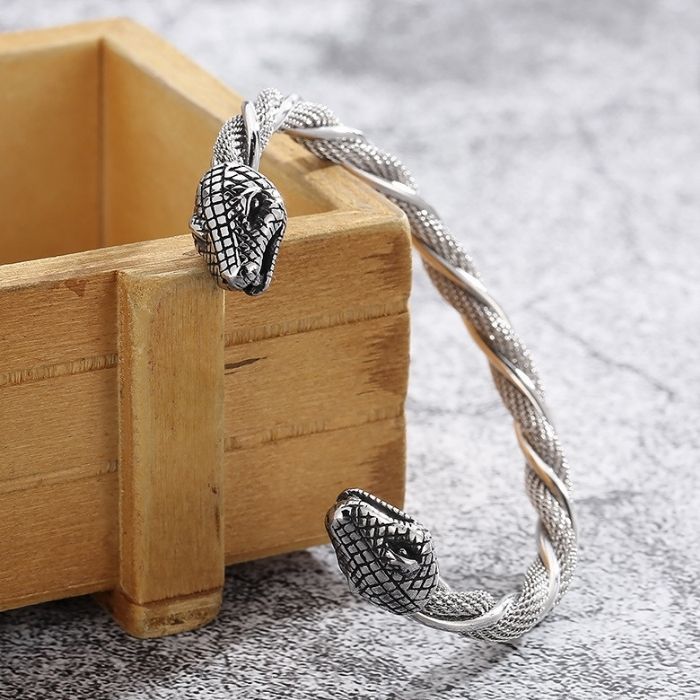 wikinger-armband-herren-326l-edelstalh-wikinger-Schlange-manschettenarmband