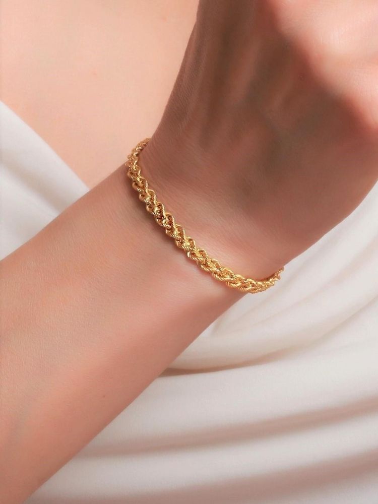 goldarmband-damen-585-14-karat-gold-zweireihiges-gedrehtes-armband