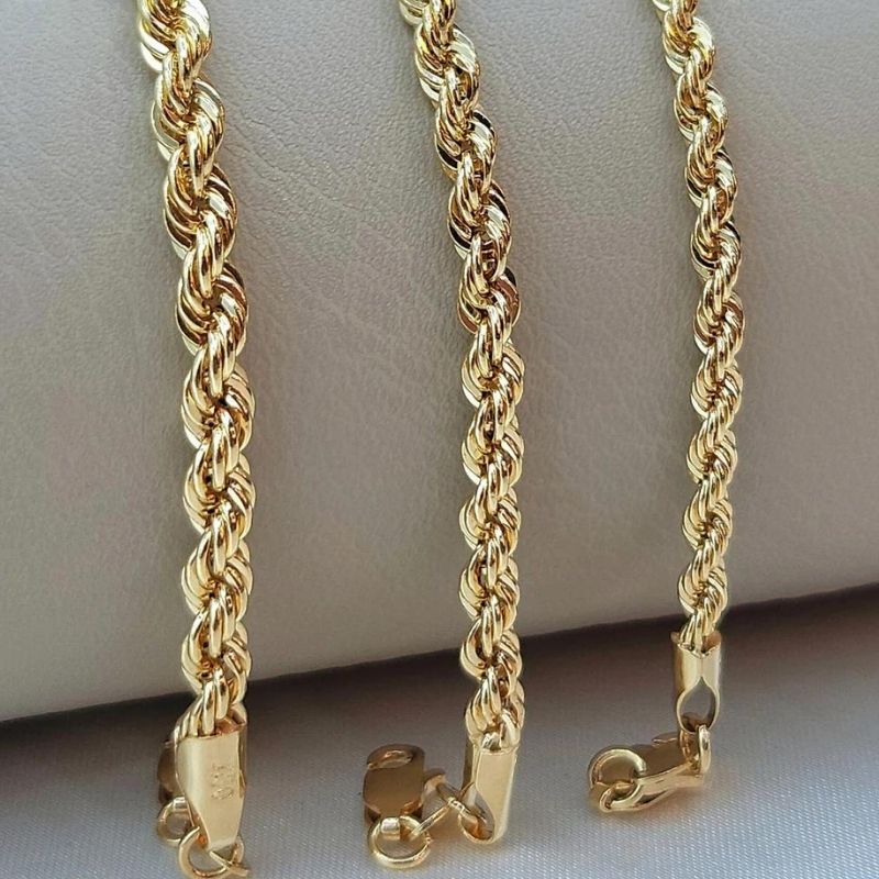 goldarmband-damen-herren-750-18-karat-gold-seil-armband-kette-geburtstagsgeschenk