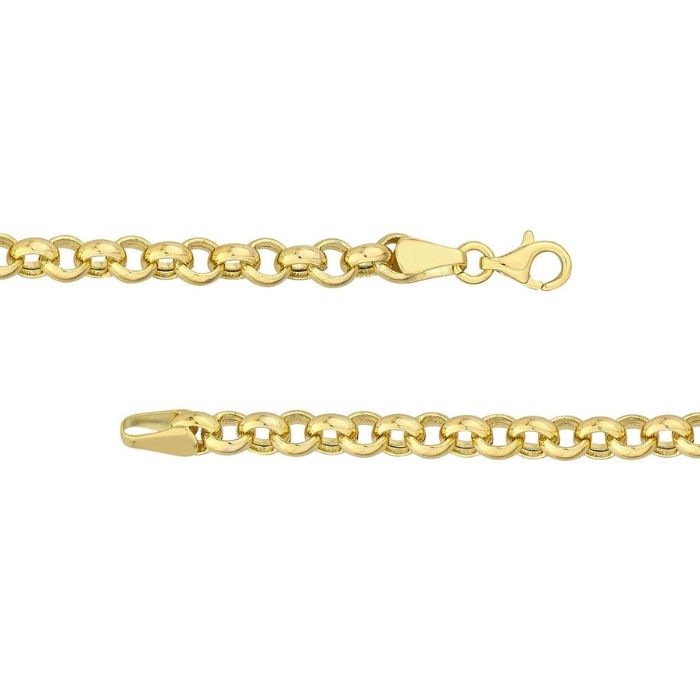 Goldarmband Damen Rolo-Kettenarmband