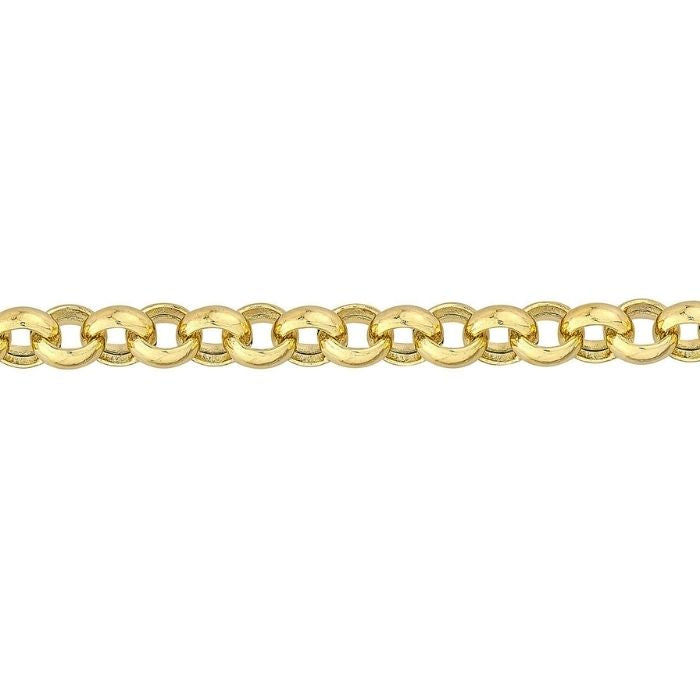 Goldarmband Damen Rolo-Kettenarmband